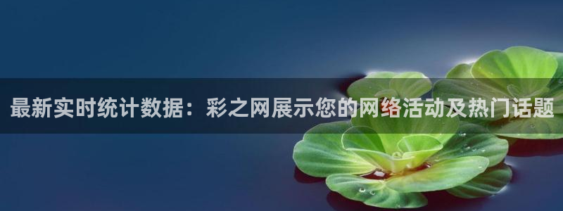 超凡国际平台开户链接：最新实时统计数据：彩之网展示您的网络活动及热门话题